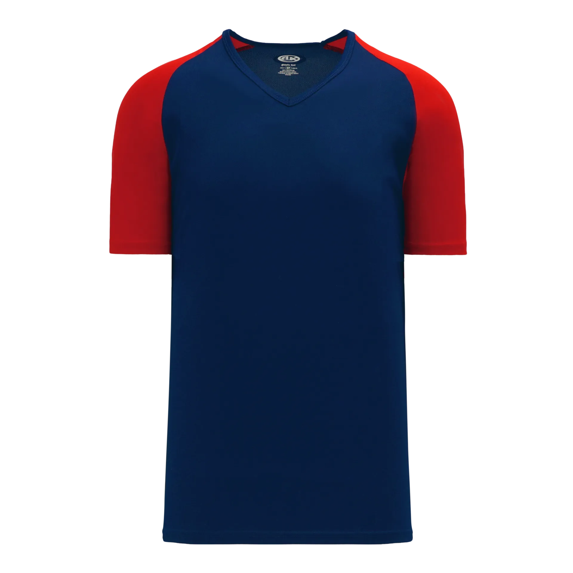 Athletic Knit (AK) S1375M-285 Mens Navy/Red Soccer Jersey