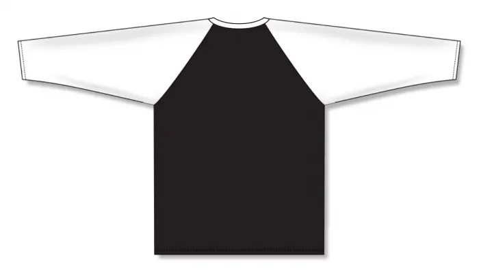 Athletic Knit (AK) S1846A-221 Adult Black/White Soccer Jersey