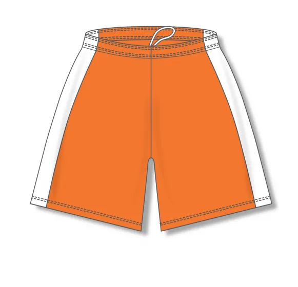 Athletic Knit (AK) SS9145Y-238 Youth Orange/White Pro Soccer Shorts