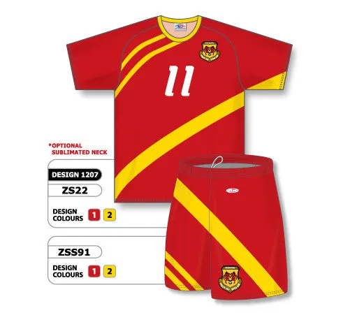 Athletic Knit Custom Sublimated Soccer Uniform Set Design 1207